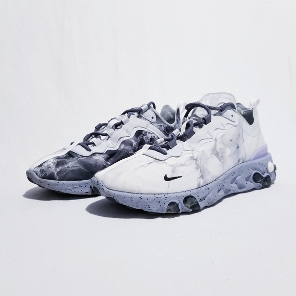 Size 8 (9.5w) - Nike React Element 55 x Kendrick Lamar Pure Platinum - 2019 - Picture 2 of 13